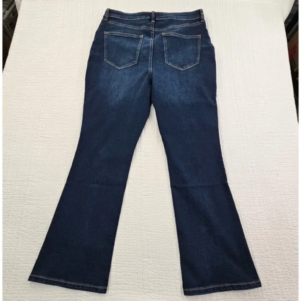 SO Goods for Life Jeans Women's 16 (36x30) NWT Dark Wash Curvy Bootcut High Rise